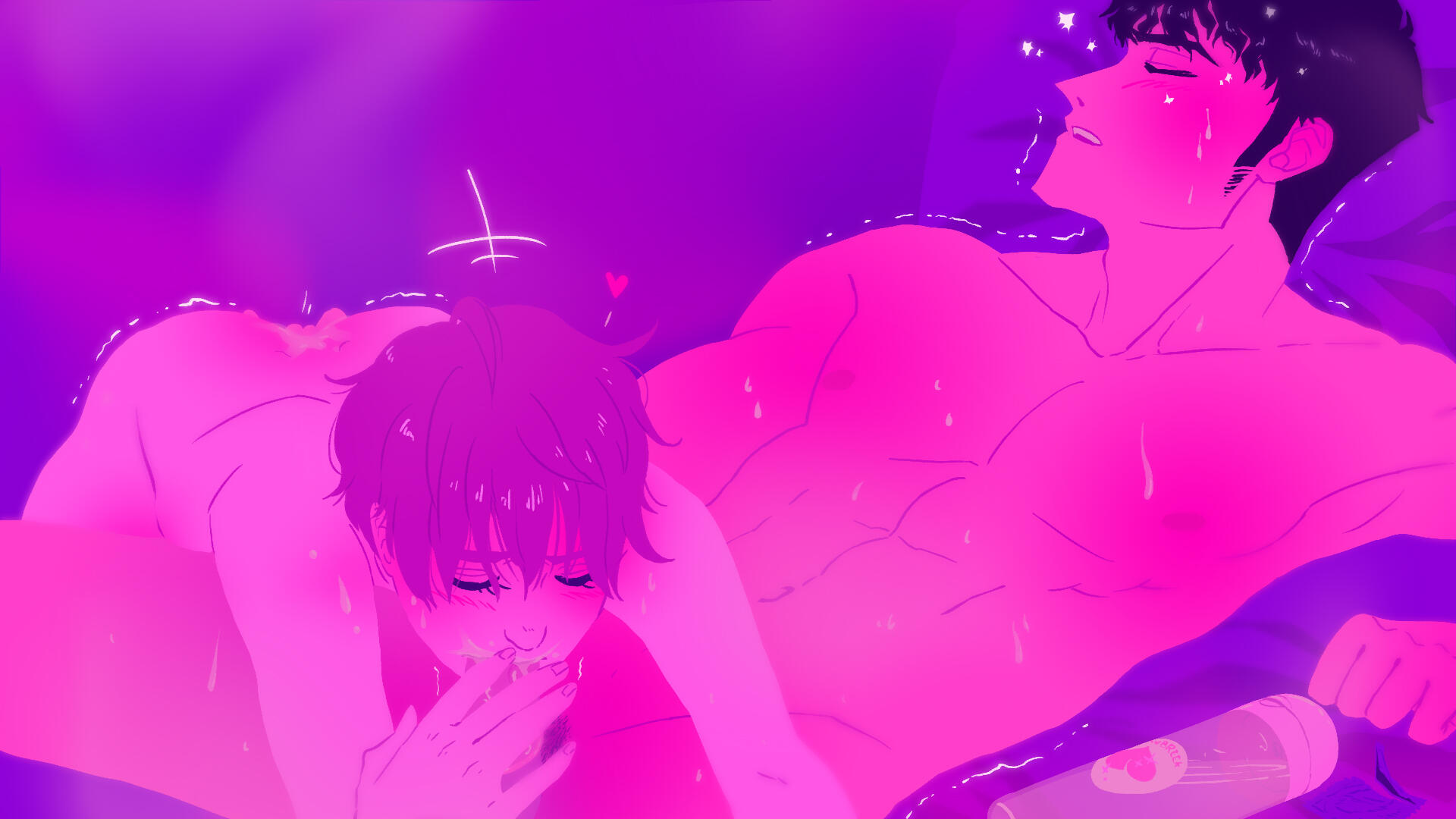 Scène +18 du VN Koumon no Hana (Route Takeshi, explicite)