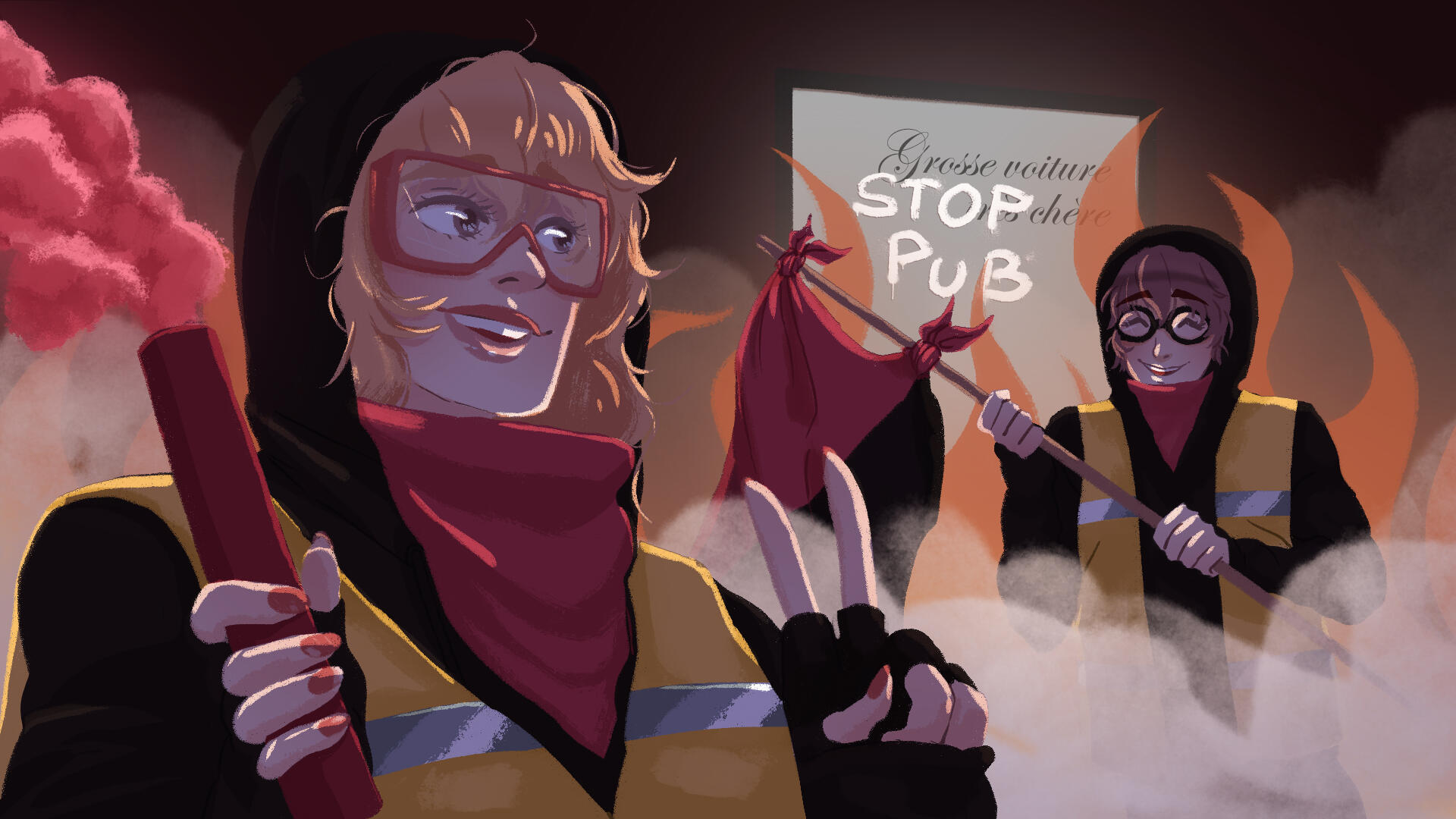 Les héros font une manif&#39; sauvage ?!???!!