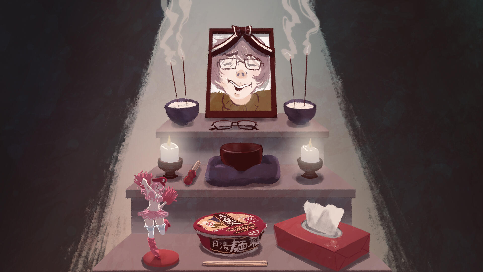 Autel funéraire de Keito, apparaissant dans les mauvaises fins